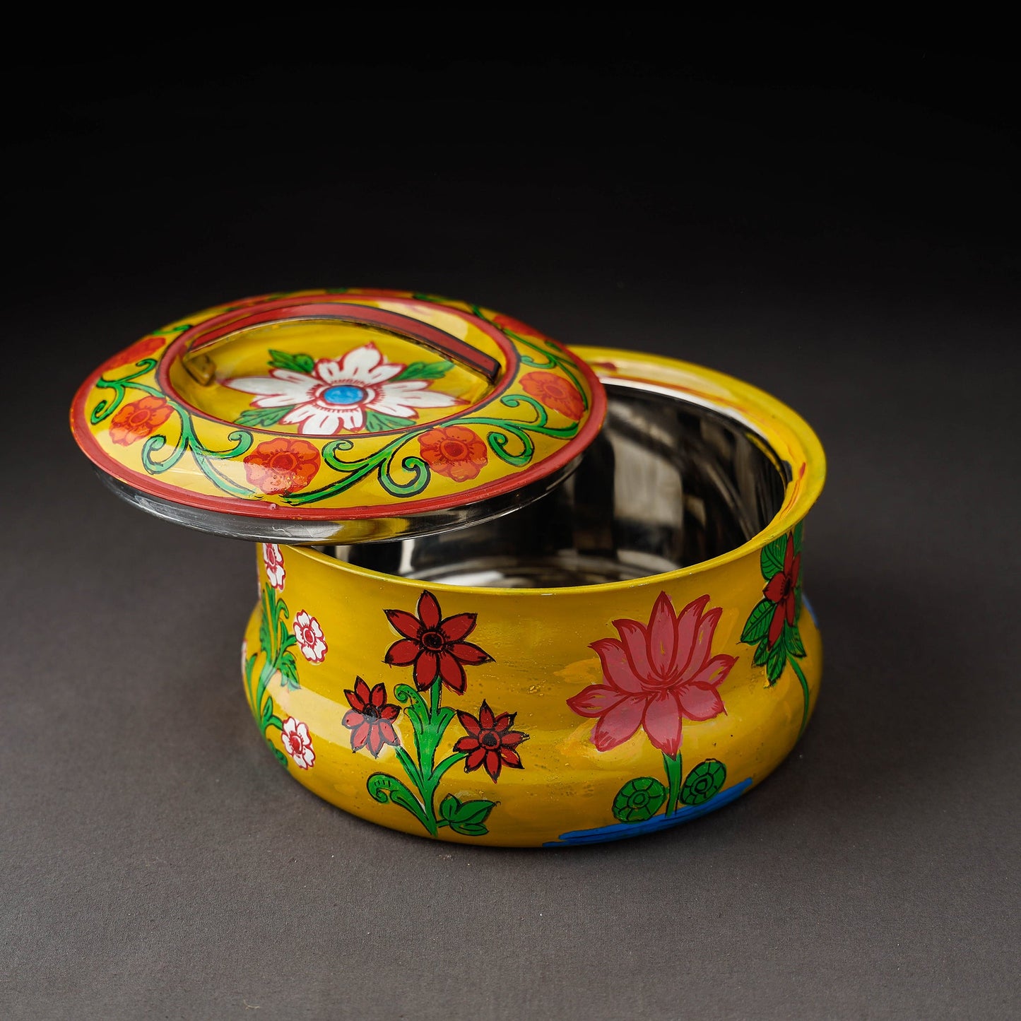  Kavad Handpainted Stainless Steel Casserole 