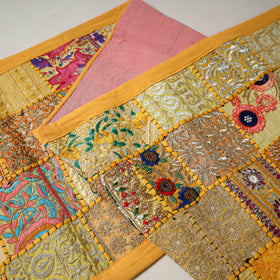 Khambadiya patchwork table runner (71 x 16 in) 06