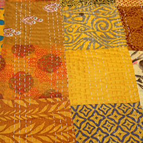 Khambadiya tagai patchwork quilt / gudri / blanket (109 x