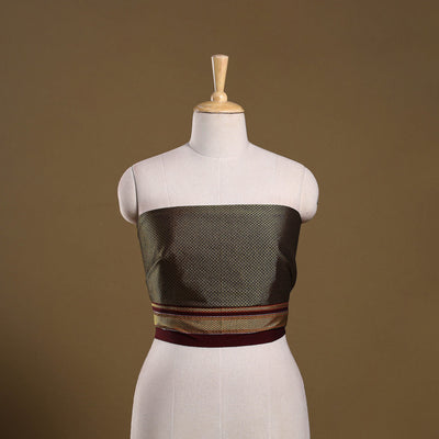 Khun weave cotton blouse piece 02 - handcrafted