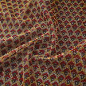Kota doria cotton hand sanganeri fabric 03 - handcrafted