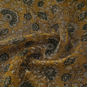 Kota doria cotton natural dyed hand block bagru print