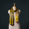 Kutch aari hand embroidery mashru silk stole 44