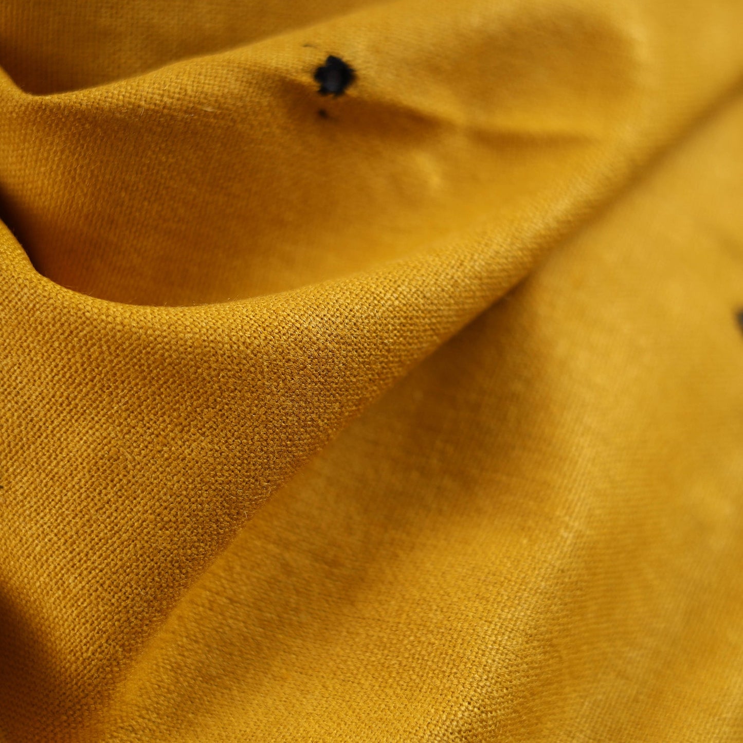 Yellow - kutch bhujodi handwoven mirror work acrylic wool