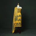 Kutch hand block ajrakh print natural dyed modal silk 2pc