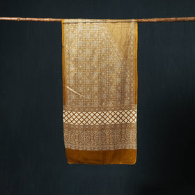 Kutch printed mashru silk stole 29 - handcrafted