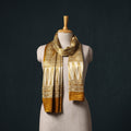 Kutch printed mashru silk stole 37 - handcrafted