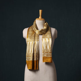 Kutch printed mashru silk stole 37 - handcrafted