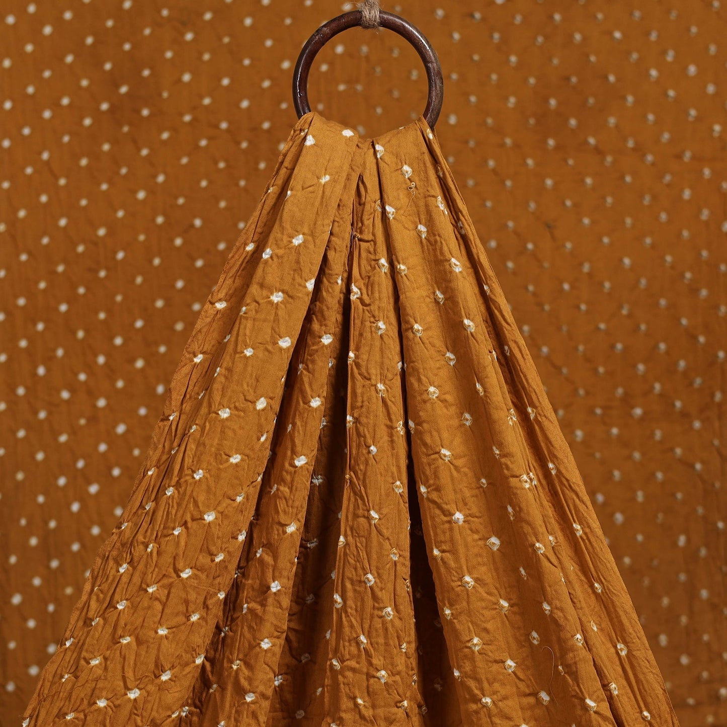 Kutch tie-dye cotton bandhani fabric 14 - handcrafted