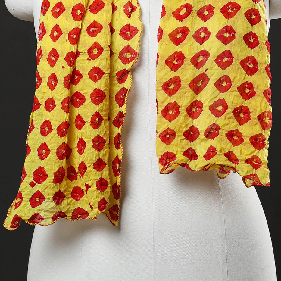  Kutch Tie & Dye Cotton Bandhani Stole