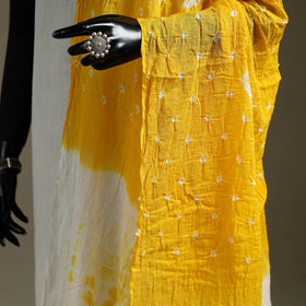 Kutch tie-dye mul cotton shibori bandhani dupatta 36