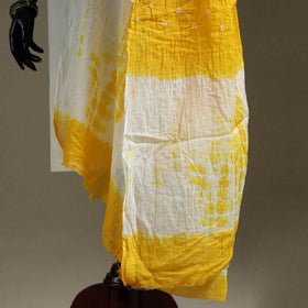 Kutch tie-dye mul cotton shibori bandhani dupatta 36