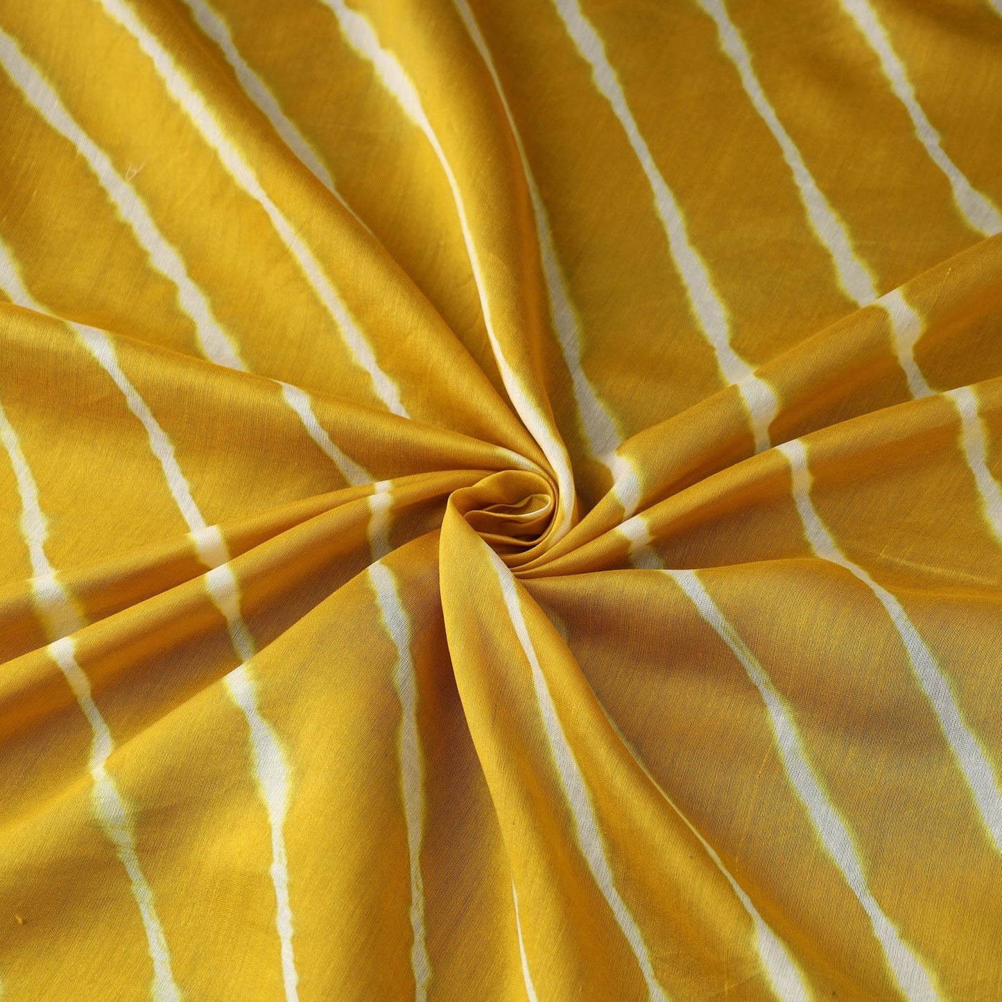 Yellow - Leheriya Tie-Dye Chanderi Silk Fabric 02