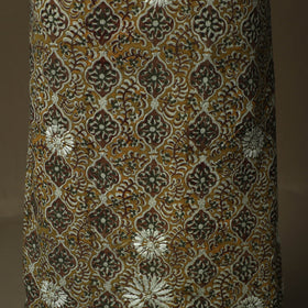 Lucknowi chikankari hand work bagru block print unstitched