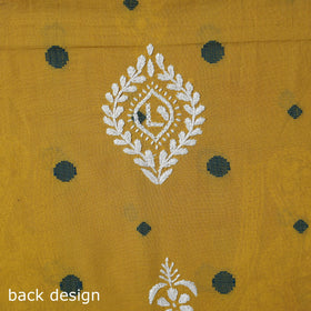 Lucknowi chikankari work jacquard unstitched kurta material