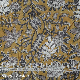 Lucknowi chikankari work sanganeri unstitched kurta