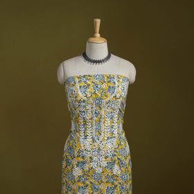 Lucknowi chikankari work sanganeri unstitched kurta