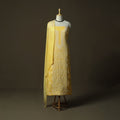 Yellow - lucknowi hand embroidered cotton chikankari 3pc
