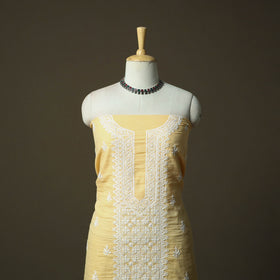 Lucknowi hand embroidered kota doria cotton chikankari 2pc