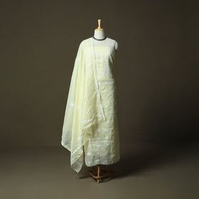 Lucknowi hand embroidered kota doria cotton chikankari 2pc