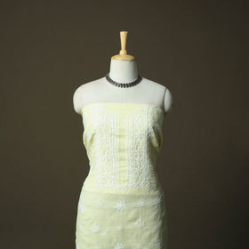 Lucknowi hand embroidered kota doria cotton chikankari 2pc