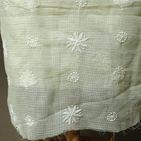 Lucknowi hand embroidered kota doria cotton chikankari 2pc