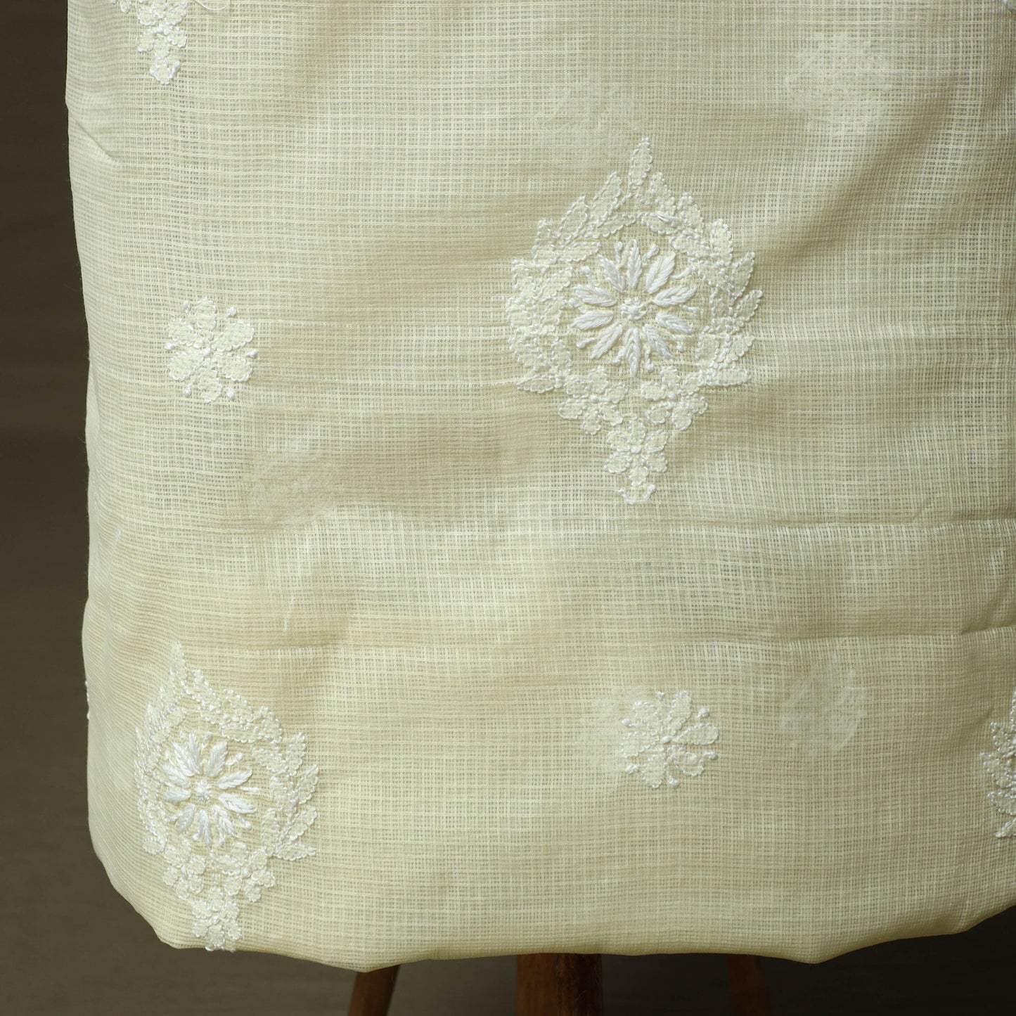 Lucknowi hand embroidered kota doria cotton chikankari 2pc