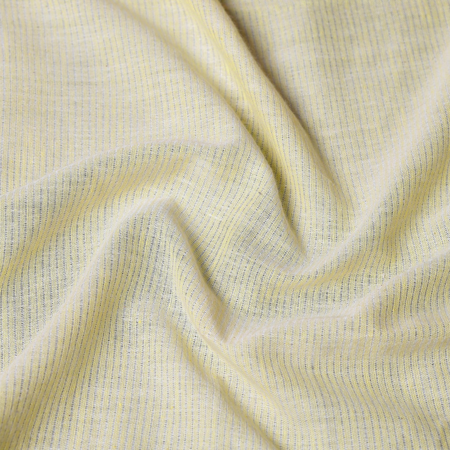 Yellow - Mangalagiri Handloom Cotton Stole with Tassels