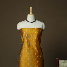 Mangalagiri silk cotton thread work 3pc unstitched dress