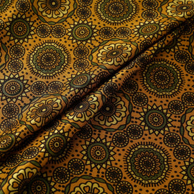 Mashru silk natural dyed fabric 06 - handcrafted
