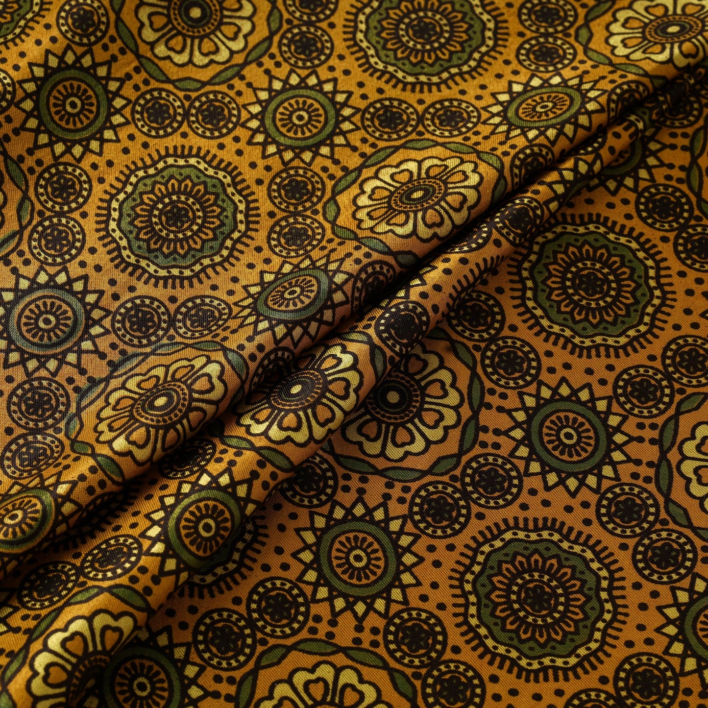 Mashru silk natural dyed fabric 06 - handcrafted