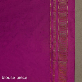Mercerized cotton gadwal ilkal saree with temple zari