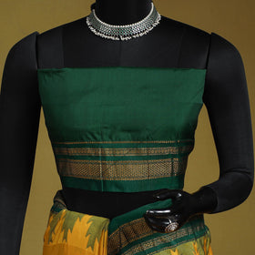 Yellow - mercerized cotton ilkal saree with blouse 36