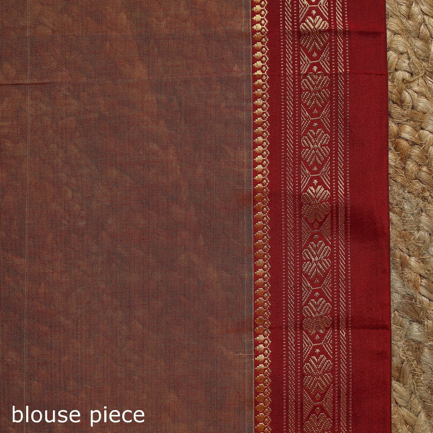 Mercerized cotton ilkal saree with border 12 - handcrafted