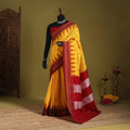 Yellow - mercerized cotton thread buti ilkal saree