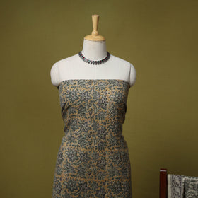 Merino wool pedana kalamkari 3pc unstitched dress material