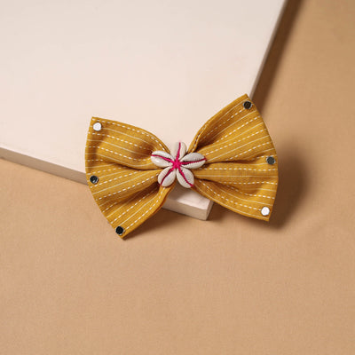 Mirror shell work women’s bow hair clip 08 - handcrafted