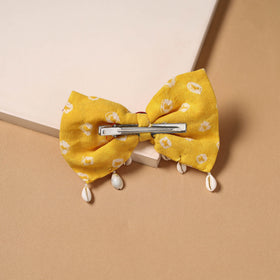 Mirror shell work women’s bow hair clip 13 - handcrafted