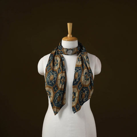 Modal silk pendant necklace scarf 43 - handcrafted