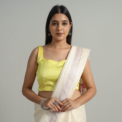 Buy Modal Silk Plain Stitched Blouse 12 Online at iTokri.com