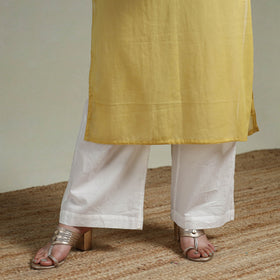Mulmalai cotton plain dyed straight kurta 04 - handcrafted