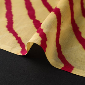 Multicolour Leheriya Tie-Dye Chanderi Silk Fabric Online | iTokri