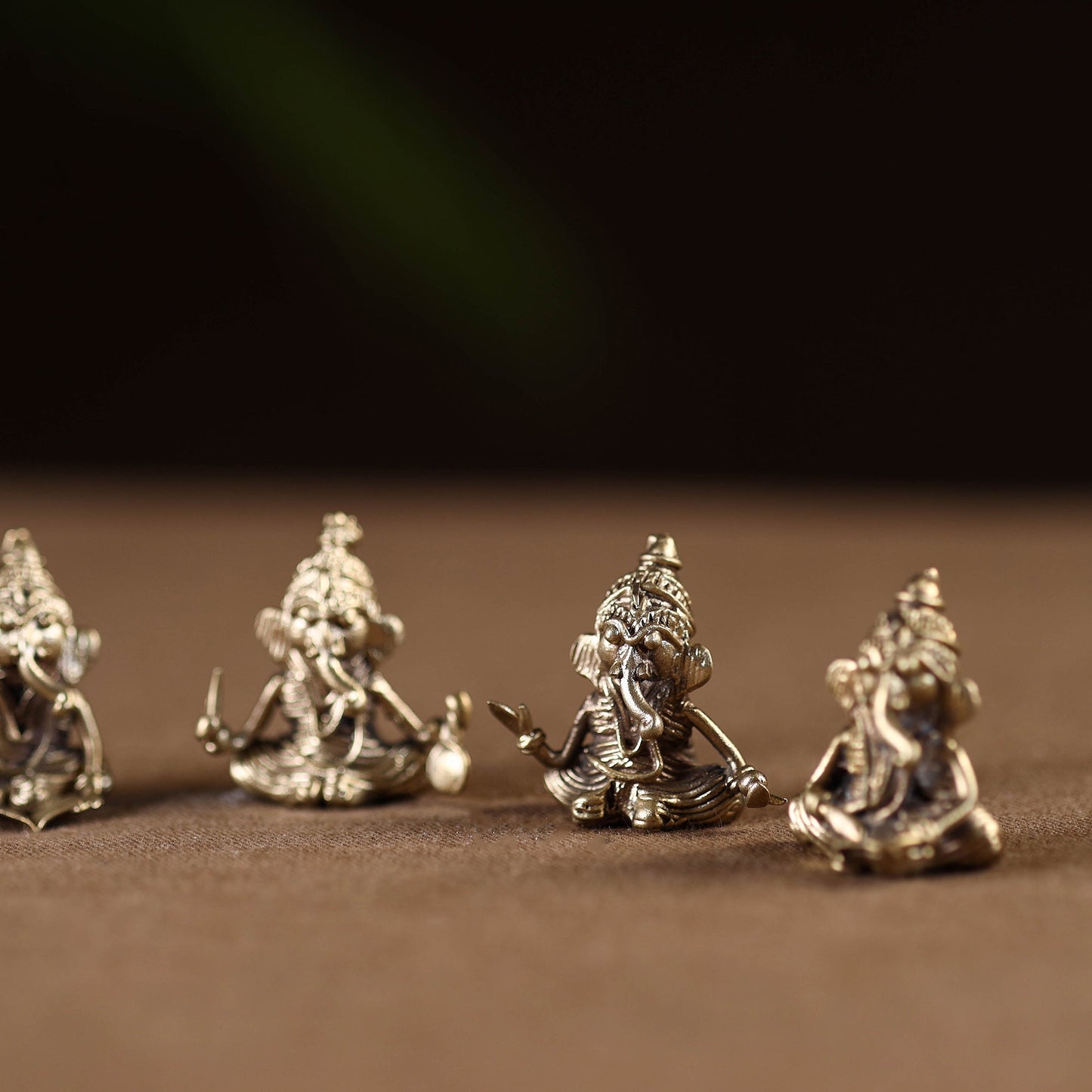 Musician ganesha - tribal odisha dokra handmade home decor