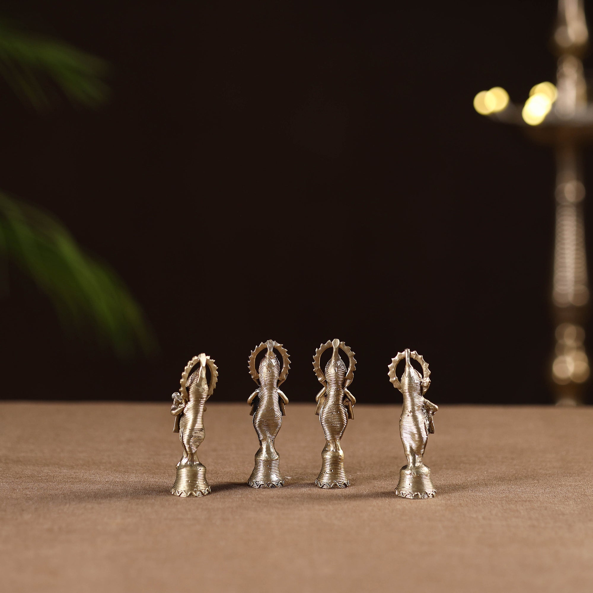 Musician ganesha - tribal odisha dokra handmade home decor