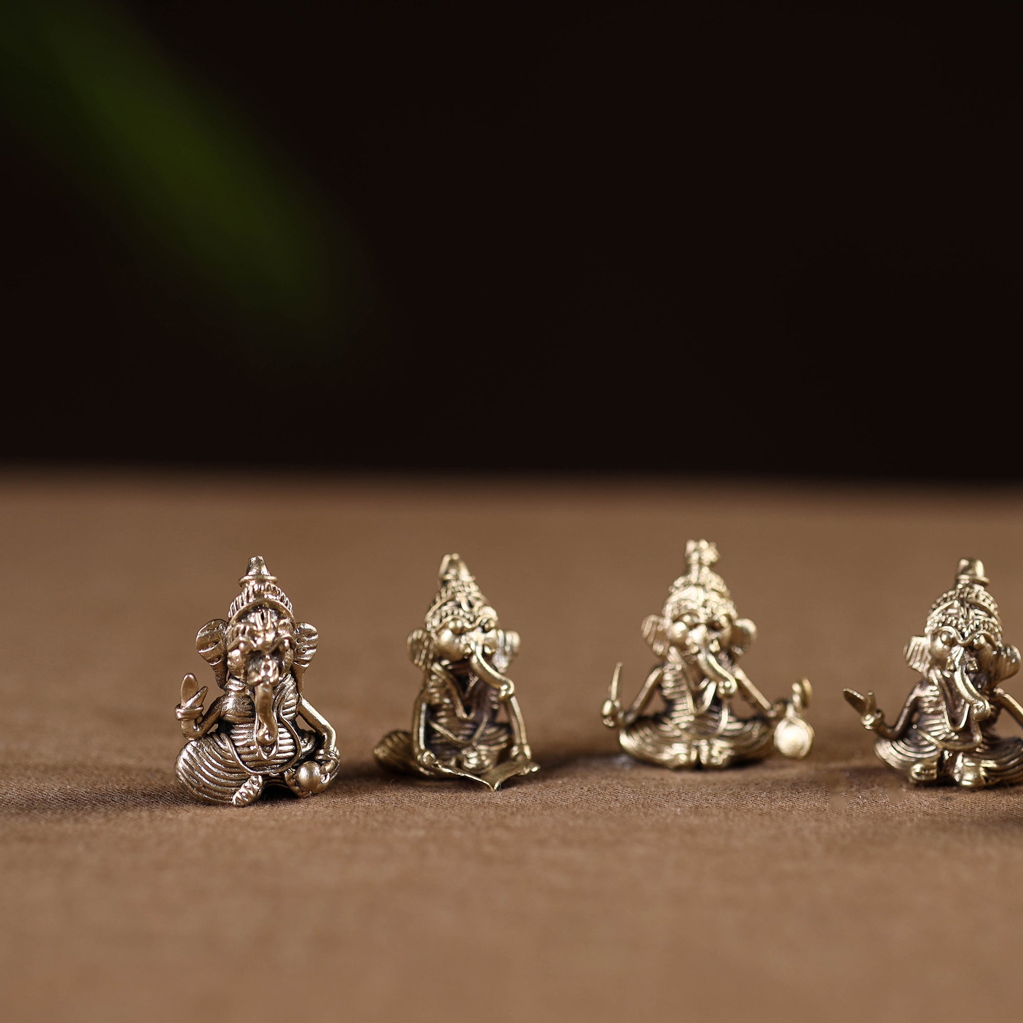 Musician ganesha - tribal odisha dokra handmade home decor