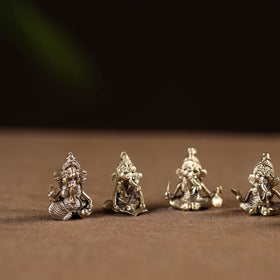 Musician ganesha - tribal odisha dokra handmade home decor