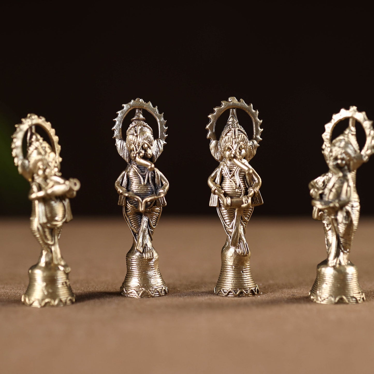 Musician ganesha - tribal odisha dokra handmade home decor