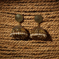  Naimat Golden Handcrafted GS Beaded Jhumki Earrings 