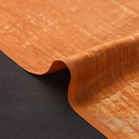 Yellow - natural dyed bagru modal silk fabric 17