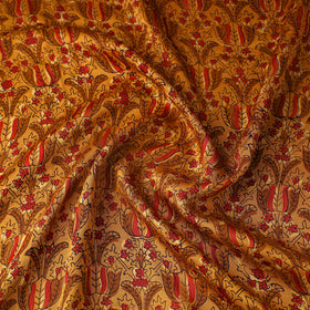 Yellow - natural dyed bagru modal silk fabric 19